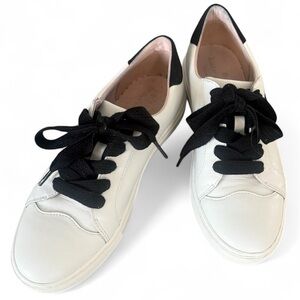 Kate Spade white and black Leather Sneakers - Size 10